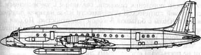 Рис 78 Схема самолета Ил20 В фюзеляже самолета переднюю часть пассажирской - фото 76