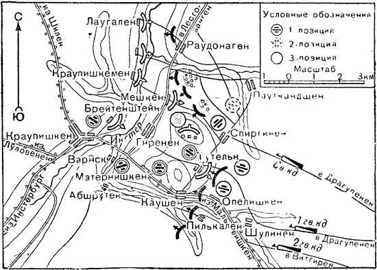 Рис 21Бой у Краупишкен 19 августа 1914 г Почти одновременно авангард сводной - фото 21