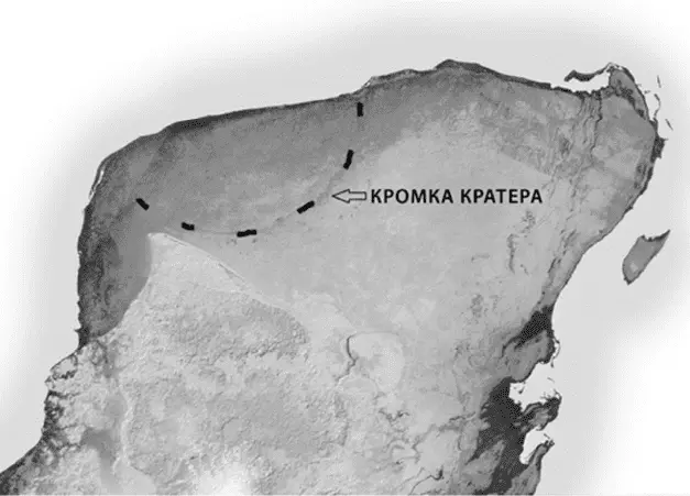 Рельефная карта современного полуострова Юкатан в Мексике показывающая схему - фото 66