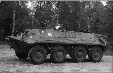Бронетранспортер БТР60ПА финской армии осень 1981 года На базе БТР60 - фото 59