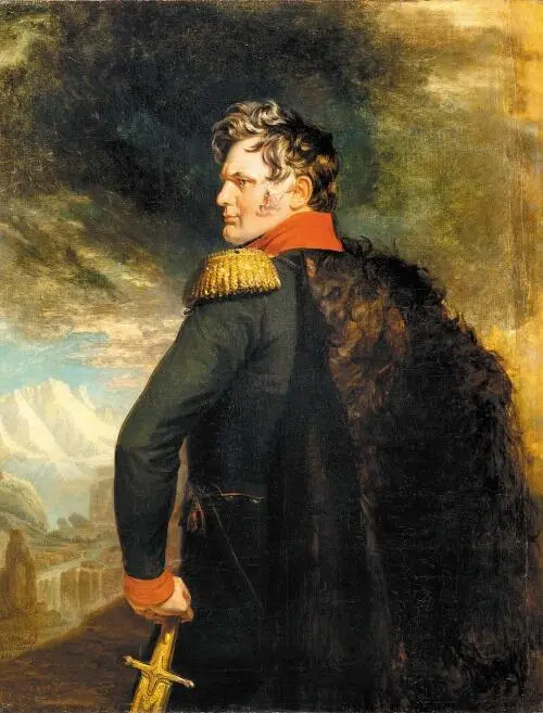 Неизвестный художник с оригинала Доу Дж Портрет АП Ермолова 1825 Лермонтов - фото 61
