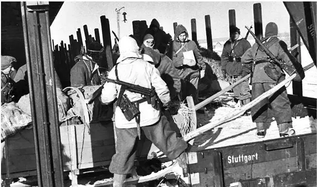 Немецкая ягдкоманда Курская область январь 1943 г 2 февраля из штаба Брянского - фото 50