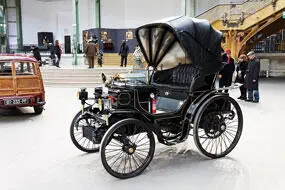 Peugeot 1898 года Второй итальянский экипаж выбрал немецкую машину на трех - фото 3