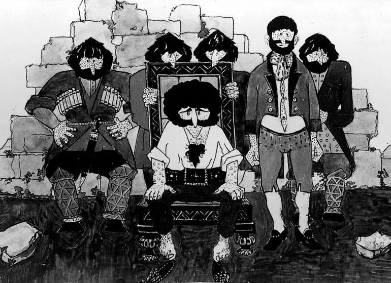 Князь и его свита Эскиз Начальник за голову схватился Извините товарищ - фото 94