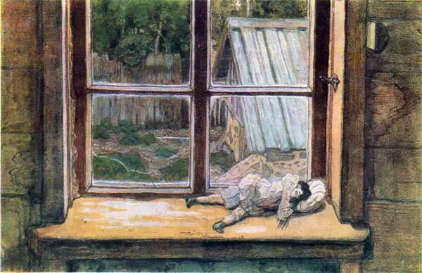 Кукла Акварель белила уголь 1905 Уголок Петербурга Пастель 1904 - фото 104