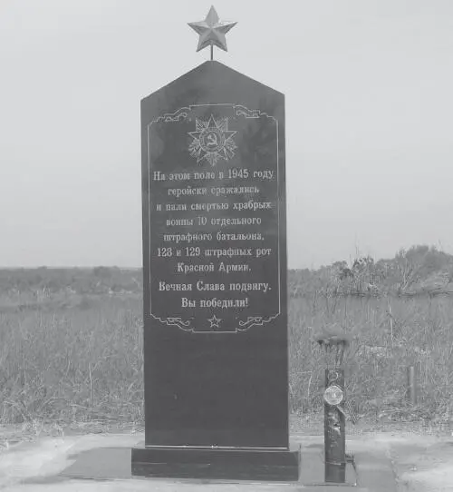 Стела 10му ОШБ 128 и 129 ОАШР установленная под г Калининградом Таковы в - фото 80