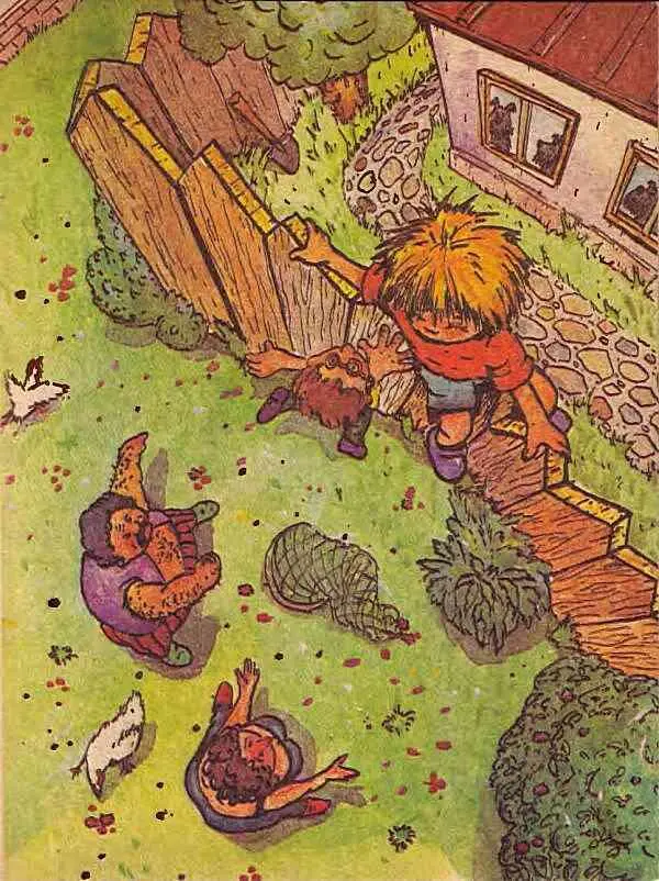 А дядька уткнулся животом в забор кулаками стучит А где моя Люська Ты куда - фото 22