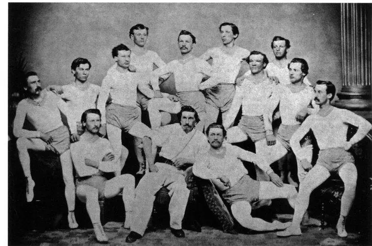 Акробаты из Милуоки США 1866 Тела выдающихся спортсменов XIX века далеки - фото 29
