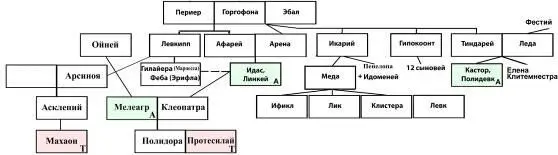 Сыновьям Афарея Идасу и Линкею пришлось вступить в схватку с лаконскими героями - фото 191