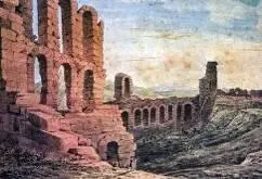 Одеон в 1821 году Современное состояние Одеона Одеон был разрушен в 267 г - фото 417