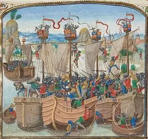 Морское сражение при ЛаРошели 1372 г из хроник Фруассара К этому времени - фото 21