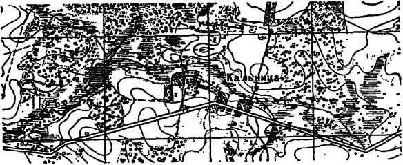 Часть старой русской карты масштаба 142 000 Те места где на карте были - фото 75