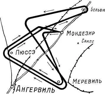 Путь полета радиоуправляемого аэроплана в 1918 г За прошедшие с тех пор - фото 124