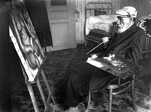Ренуар в Ницце или Кане за работой над Сидящей купальщицей Ок 1913914 - фото 40