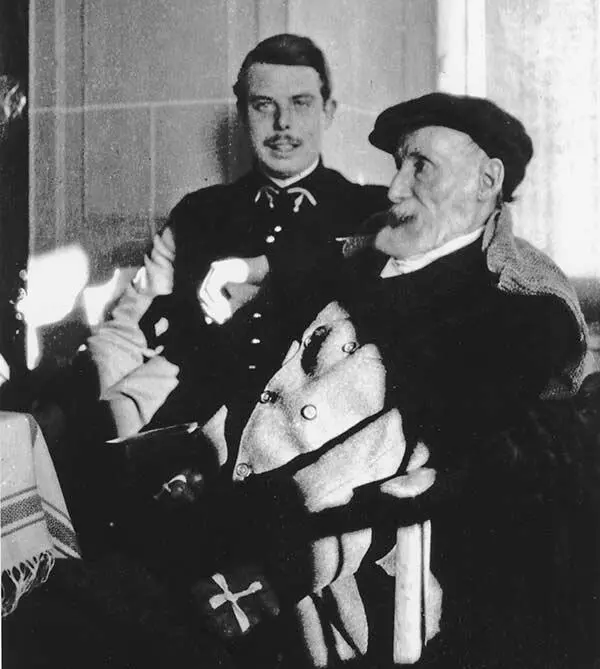 Ренуар и Жан Ренуар Ок 1915 Фотографию приписывают Пьеру Боннару - фото 51