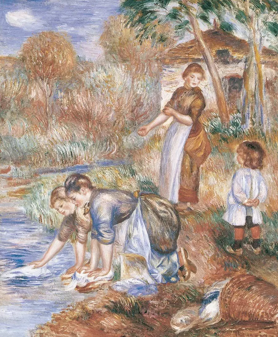 Прачки Алина с четырехлетним Пьером Ок 1889 565 47 см Художественный - фото 82