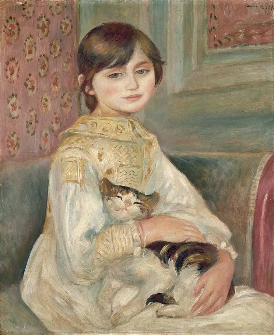 Жюли Мане с кошкой 1887 635 533 см Музей дОрсе Париж Дочери Катюля - фото 85