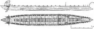 Реконструкция лусории из Майнца тип А Himmler F М Naves lusoriae - фото 115