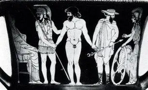 256 Иксион Фрагмент росписи канфара Мастера Амфитриты Около 455 г до н э - фото 262