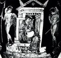 259 Электра Орест и Пилад у могилы Агамемнона Фрагмент росписи луканского - фото 265