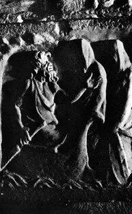 261 Харон тени Эгисфа и Клитемнестры Фрагмент рельефа римского саркофага - фото 267