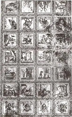Крестьянский календарь в картинках мозаика из Виенны Мозаика Найдена в 1890 - фото 96