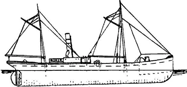 Паровой траулер для ловли бимтралом 1890е гг Отечественное опытное судно - фото 45