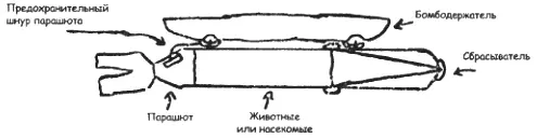 Схема бомбы с парашютом как она была нарисована капитаном Маклафлином в - фото 70
