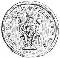 Королевская печать Генриха IV Надпись по кругу HEINRICVS DeI GRAtia - фото 156