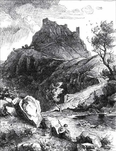 Развалины Каносского замка XIX в Рисунок Ф Преллера Принесение покаяния - фото 158