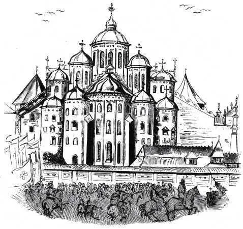 Старейшее изображение Софийского собора в Киеве Рисунок А Вестерфельда XVII - фото 188