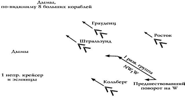 Схема 8 Положение в 8 ч 40 мин стр 127 Схема 9 Положение в 10 ч 11 - фото 7