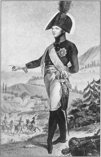 Александр I Эрцгерцог Карл в битве под Асперном 1809 года И П Крафт 1822 - фото 6