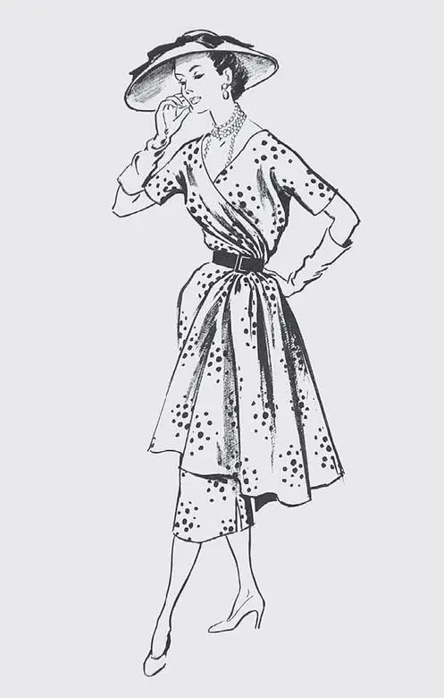 Модель в стиле new look Кристиан Диор 1950 Нужно было бы быть Лабрюйером 56 - фото 70