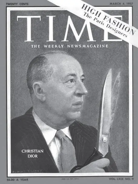 Кристиан Диор на обложке Time 1957 Эта работа может показаться выходящей за - фото 80