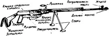 Рис 53 Противотанковое ружье Симонова Практическая скорострельность 15 - фото 56