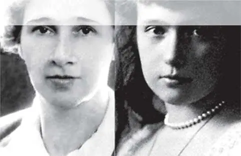 Нора Крюгер 1930е годы и Анастасия Единственное фото Норы без шали - фото 1