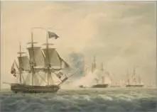 HMS Majestic атакует французские фрегаты Terpsichore и Atalante 3 - фото 27