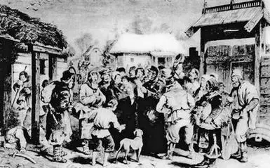 Чтение военной сводки в деревне Памятник Свободы на вершине Столетова - фото 57