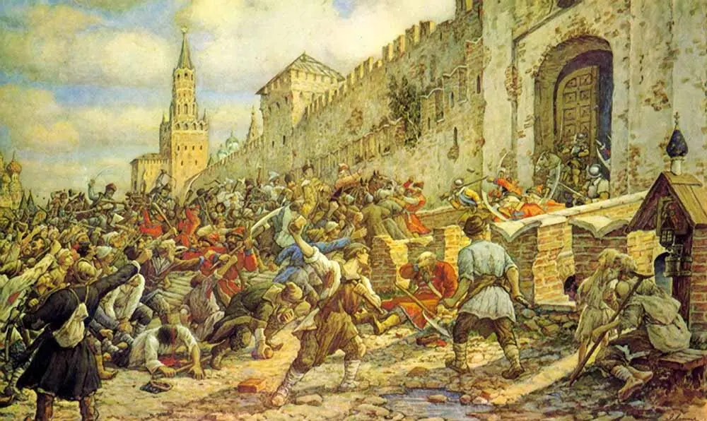 Соляной бунт Э Лисснер 1938 г Подавление Медного бунта в Коломенском Э - фото 1