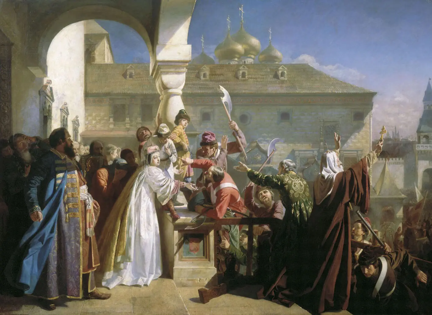 Стрелецкий бунт 1682 г Н ДмитриевОренбургский 1862 г Утро стрелецкой - фото 3
