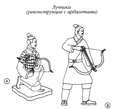 Рис 44 Набросок а вооруженного коленопреклоненного лучника и b - фото 54