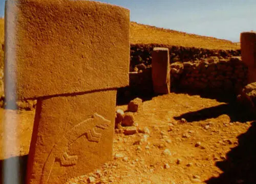 5 Каменная колонна из ГебеклиТепе с барельефом в виде лисицы 6 Голова - фото 45