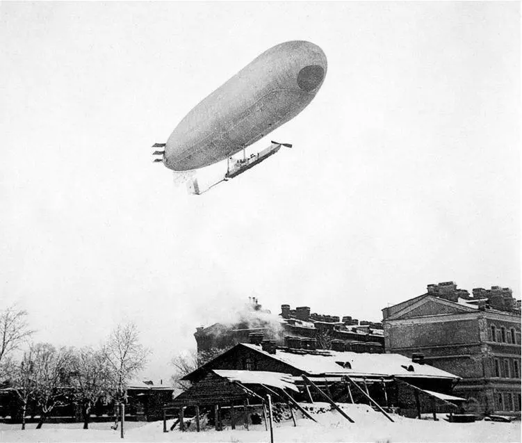 Первый советский мягкий дирижабль Красная звезда 1921 год Дирижабль в - фото 3