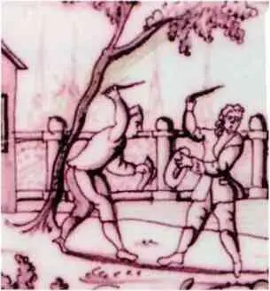 Поединок на ножах Керамическая плитка 17401866 гг Дуэль на ножах - фото 250