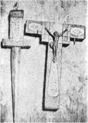 Рис 55 Кинжал в распятии Criminal man Чезаре Ломброзо 1911 г Не обошли - фото 55