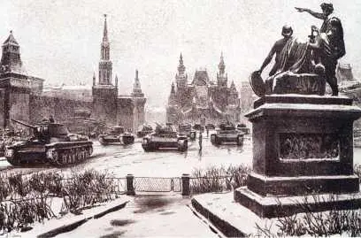 Наравне с памятными боями и сражениями художники запечатлели в живописи и - фото 315