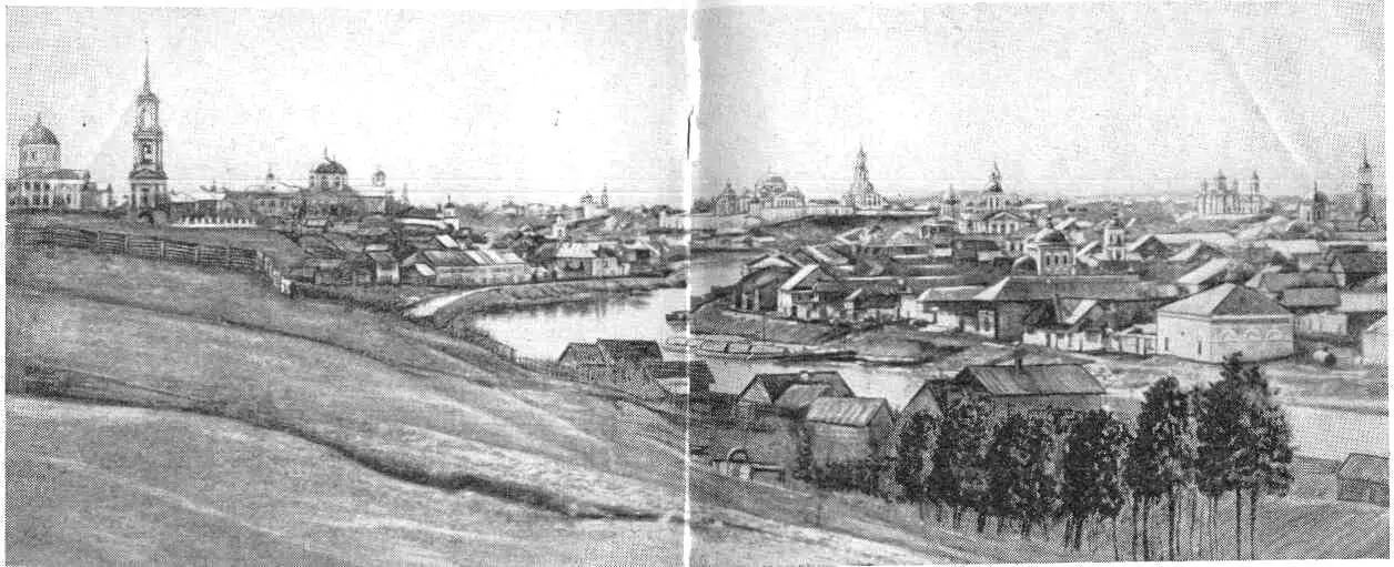 Торжок в середине XIX века фотография 1867 года Там где теперь расположен - фото 1