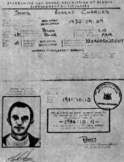 Документы наемника из ЮАР Роберта Симса Документы наемника из Зимбабве - фото 24