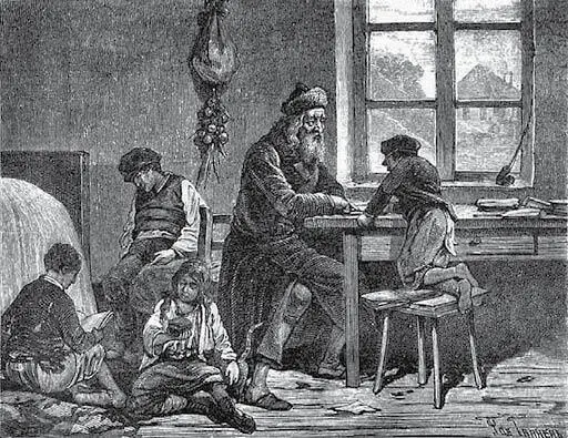 Еврейская школа Гравюра XIX в из книги ДИ Менделеева К познанию России - фото 7